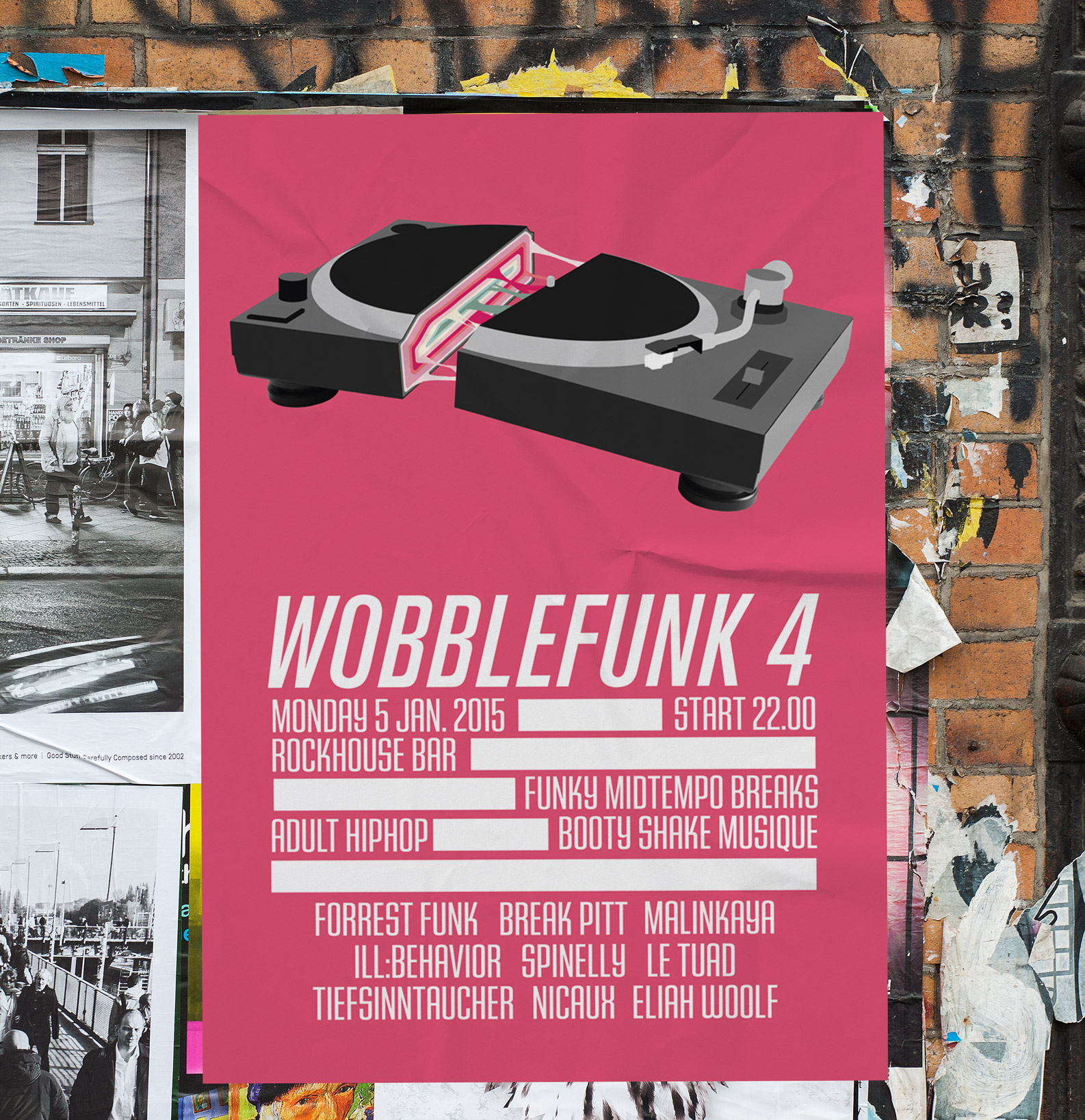 Poster scraps 09 Wobblefunk Poster