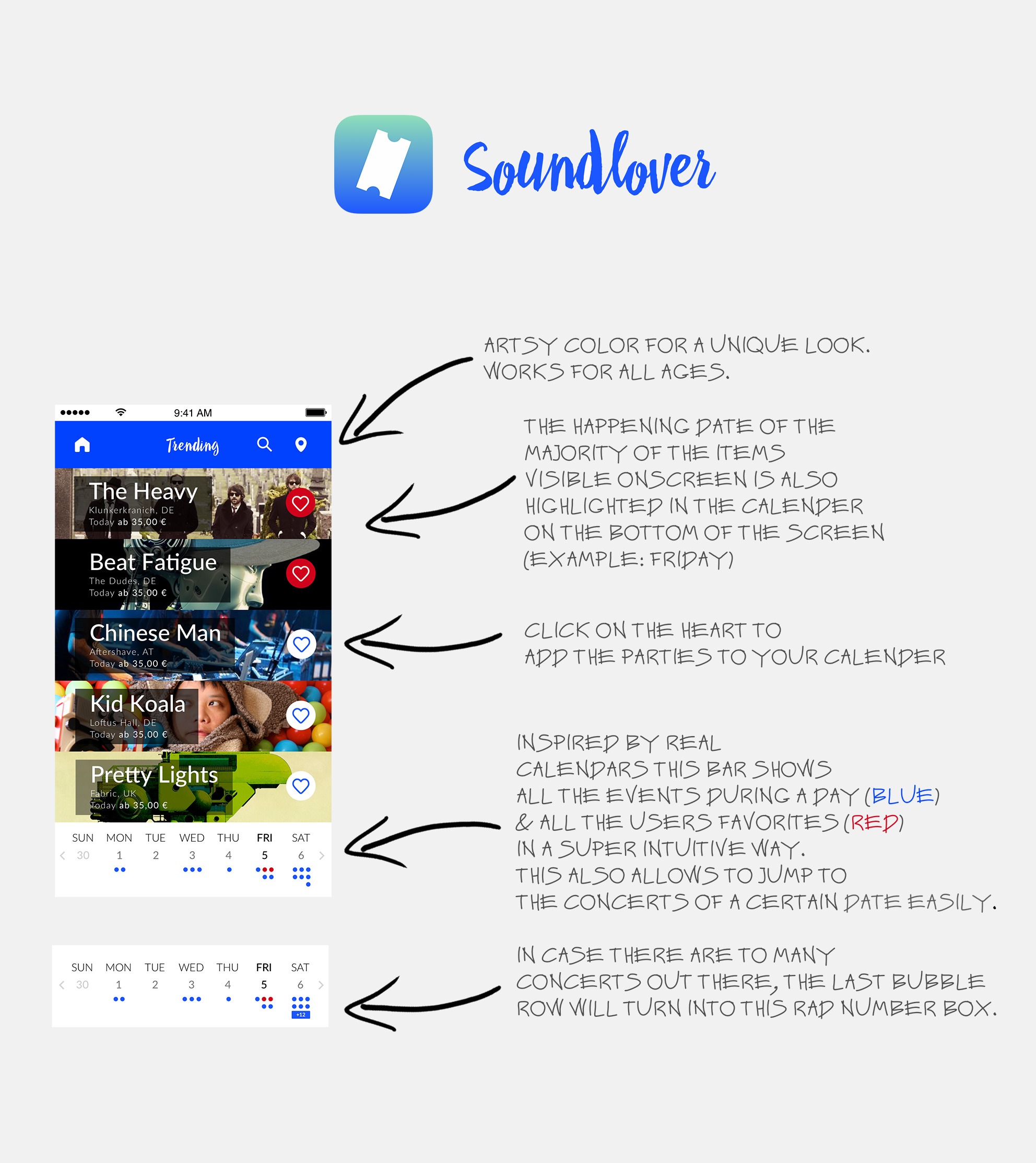 Soundlover App UI Breakdown